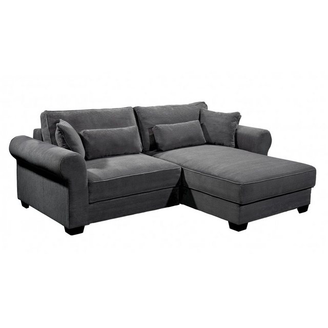 Wohnlandschaft 2024 Francisco Stoff schwarz Sofa Canape UVP 1899€