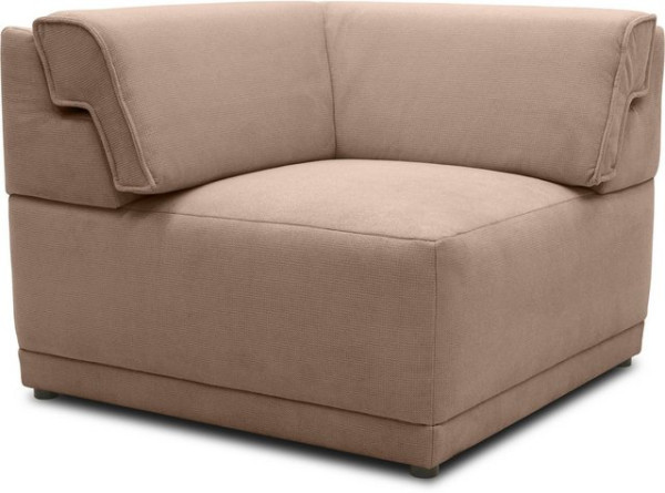 DOMO collection Sofa-Eckelement 800007, Rückenkissen aufstellbar, unendlich erweiterbar