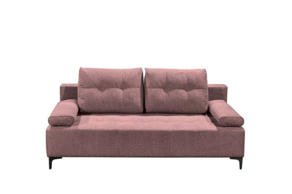 ED EXCITING DESIGN Schlafsofa, Molina Schlafsofa 203 x 107 cm Polstergarnitur Sofa Couch Aubergine